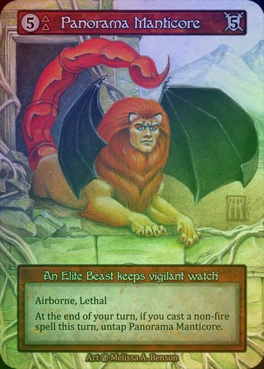 【FOIL】[Fire] Panorama Manticore [beta-Elite]